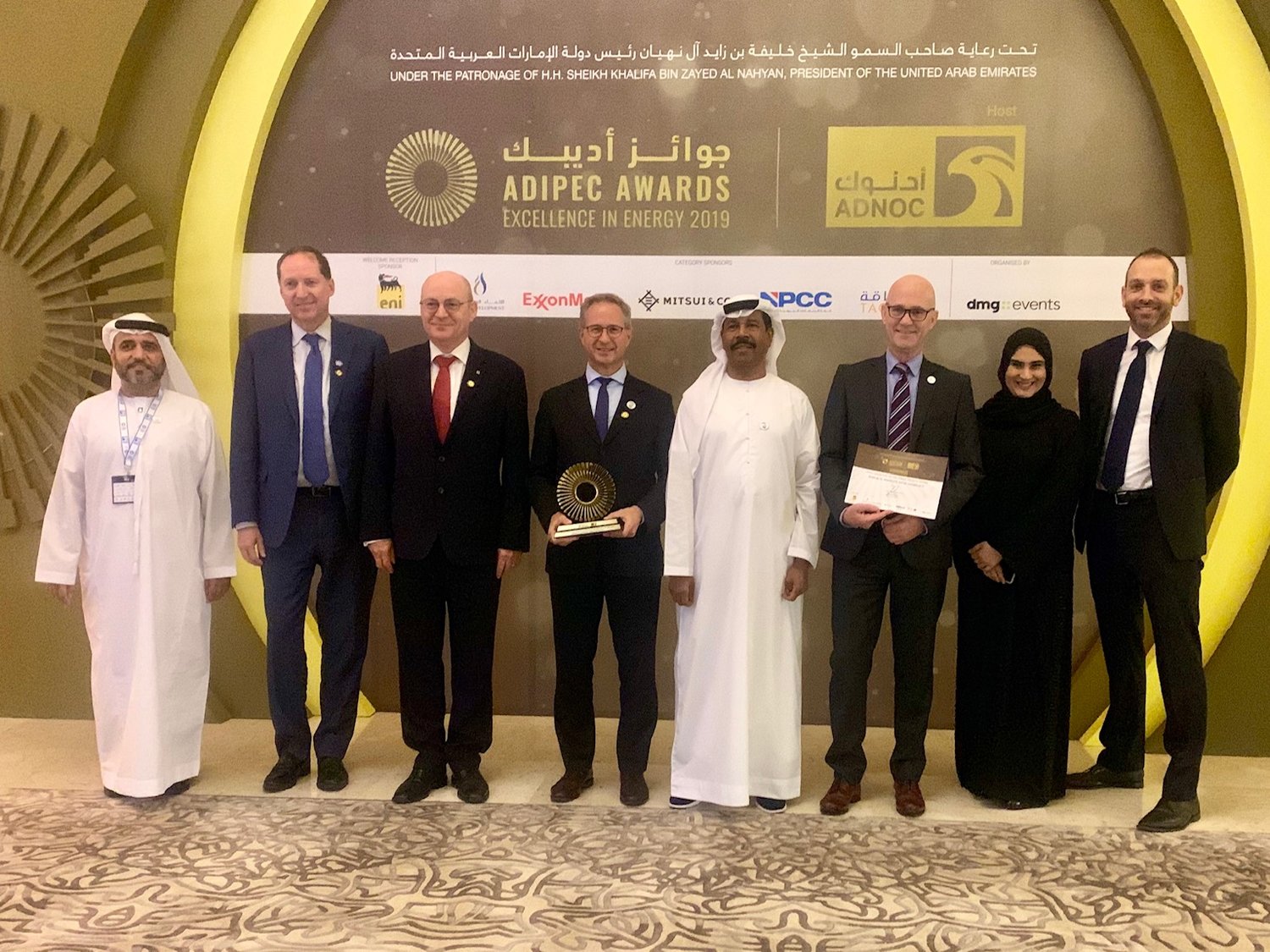 Project STOP wins 2019 ADIPEC award in Abu Dhabi